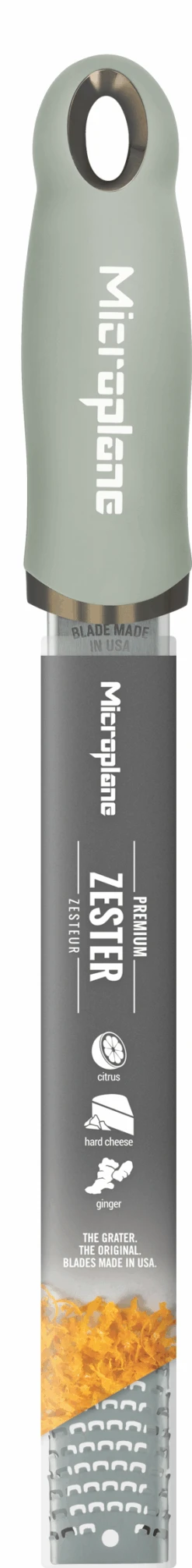 Microplane Rasp Premium Classic - Fijn - Sage Green -Keukengerei Korting Winkel Microplane Premium Classic 46723 Zester Sage Green decall