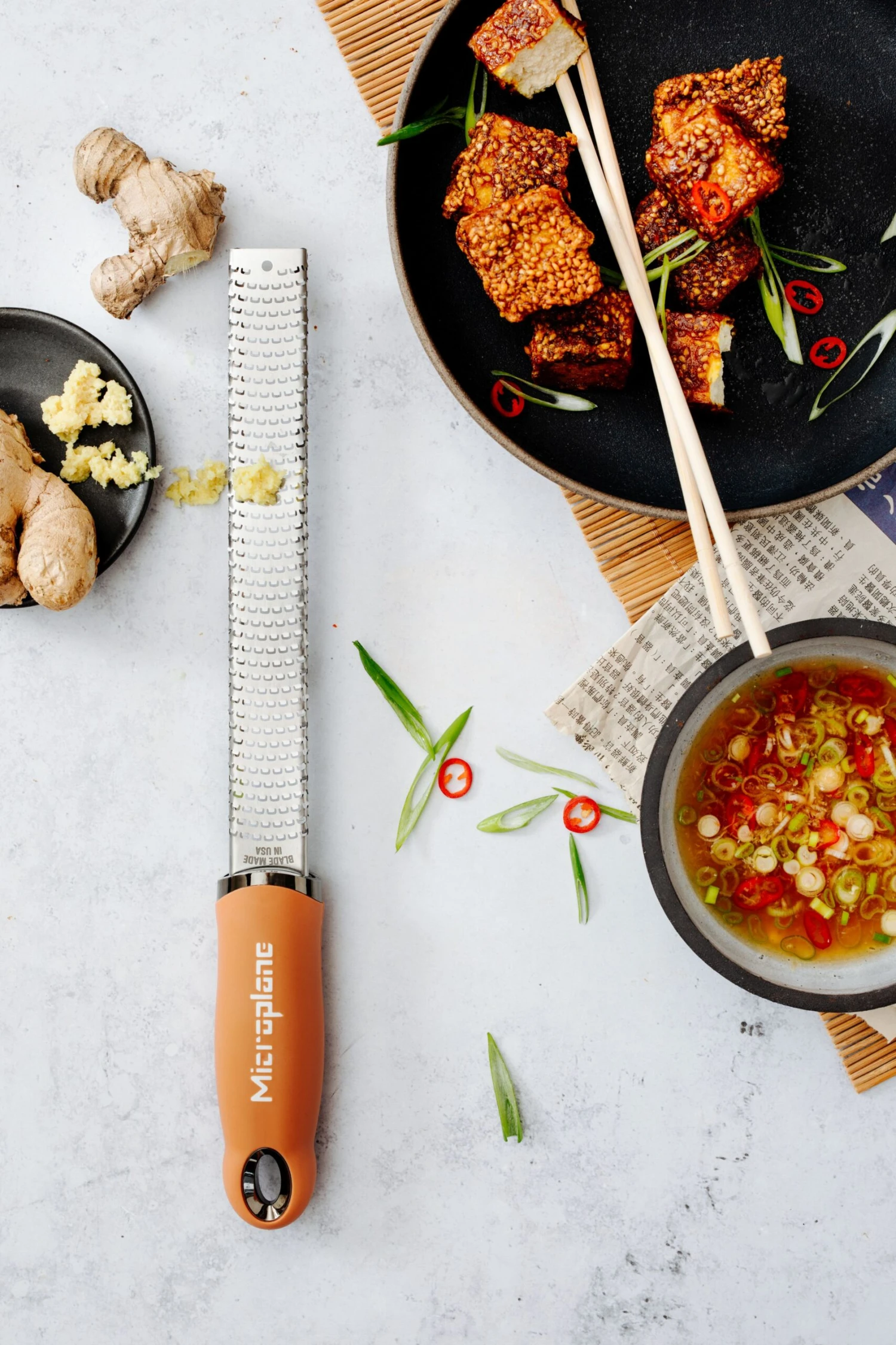 Microplane Rasp Premium Classic - Fijn - Cinnamon Orange 4 Microplane Rasp Premium Classic - Fijn - Cinnamon Orange - Afbeelding 2