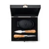 Laguiole Style De Vie Oestermessen Met Oesterhouder Luxury Line Olijfhout -Keukengerei Korting Winkel OesterOliveGift
