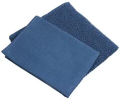 KOOK Theedoek Inka Blauw 50 X 70 Cm -Keukengerei Korting Winkel R19.434R19.430 1