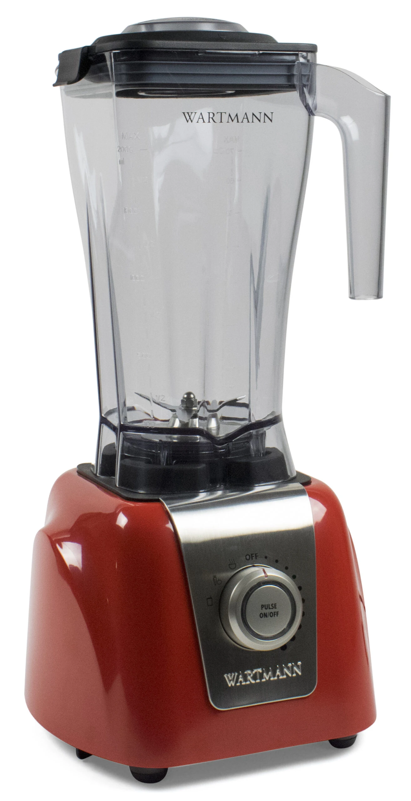 Wartmann Blender - 1250 W - Rood - 2 Liter 3 Wartmann Blender - 1250 W - Rood - 2 Liter