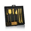 Laguiole Style De Vie Kaasmes En Botermes Goud - 6 Stuks -Keukengerei Korting Winkel SDVCheese6Gold