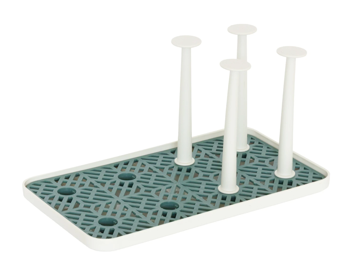 Sareva Afdruiprek Glazen / Flessendroger - Wit - 8 Glazen 5 Sareva Afdruiprek Glazen / Flessendroger - Wit - 8 Glazen - Afbeelding 3