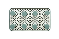 Sareva Afdruiprek Glazen / Flessendroger - Groen - 8 Glazen -Keukengerei Korting Winkel Sareva Glazenhouders 16