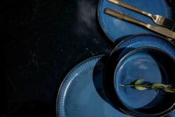 Jay Hill Dinerborden Aride ø 27 Cm - 4 Stuks -Keukengerei Korting Winkel Silhoutte Blauw 1 1