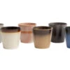 Studio Tavola Koffiekopjes Earth 200 Ml - 6 Stuks -Keukengerei Korting Winkel Studio Tavola Earth Koffie Kopjes