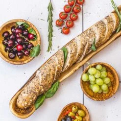 Jay Hill Stokbroodbak Tunea - Olijfhout - 50 Cm -Keukengerei Korting Winkel Tunea 10 2