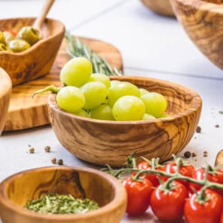 Jay Hill Kleine Kom Tunea - Olijfhout - 9 X 13 Cm -Keukengerei Korting Winkel Tunea 19 1