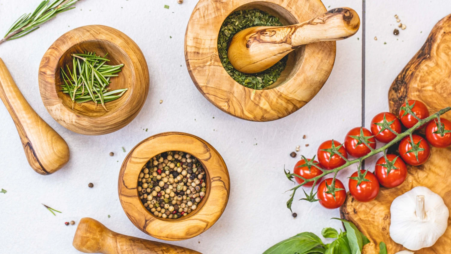 Jay Hill Vijzel Tunea - Olijfhout - ø 11 Cm 4 Jay Hill Vijzel Tunea - Olijfhout - ø 11 Cm - Afbeelding 2