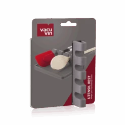 Vacu Vin Lepelhouder - Grijs -Keukengerei Korting Winkel UtensilRest Grey Packshot VV9
