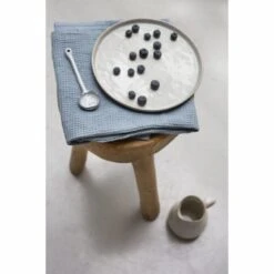 Walra Keukenhanddoek Cubes Uni Jeans Blauw 50 X 70 Cm -Keukengerei Korting Winkel WALRA TT DRYWITHCUBESUNI 50X70 JEANSBLUE SF scaled 1