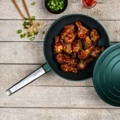 Westinghouse Wokpan Performance - Gracious Green - ø 28 Cm - Standaard Anti-aanbaklaag 28 Westinghouse Wokpan Performance - Gracious Green - ø 28 Cm - Standaard Anti-aanbaklaag -Keukengerei Korting Winkel WCCW0095028SG 14 1