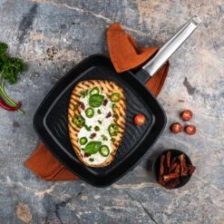 Westinghouse Grillpan Performance - Blissful Black - 28 X 28 Cm - Standaard Anti-aanbaklaag -Keukengerei Korting Winkel WCFP0095G28BK 9