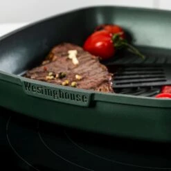 Westinghouse Grillpan Performance - Gracious Green - 28 X 28 Cm - Standaard Anti-aanbaklaag -Keukengerei Korting Winkel WCFP0095G28SG 9