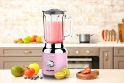 Westinghouse Blender Retro Collections - Roze - 1.5 Liter - WKBE221WH -Keukengerei Korting Winkel WKBE221PK Table Blender PINK Lifestyle