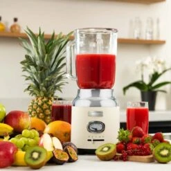 Westinghouse Blender Retro Collections - Vanilla White - 1.5 Liter - WKBE221WH -Keukengerei Korting Winkel WKBE221WH Retro Table Blender 8 600x600 1