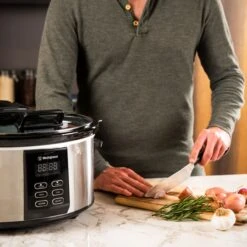 Westinghouse Slowcooker - Uitneembare Keramische Pan - RVS - 6 Liter - WKSC65 -Keukengerei Korting Winkel WKSC65 Westinghouse Slow Cooker 5