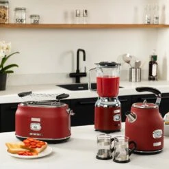 Westinghouse Broodrooster Retro Collections - 2 Sleuven - Cranberry Red - WKTTB857RD 13 Westinghouse Broodrooster Retro Collections - 2 Sleuven - Cranberry Red - WKTTB857RD -Keukengerei Korting Winkel WKTTB857RD Retro 2 Slice Toaster 5