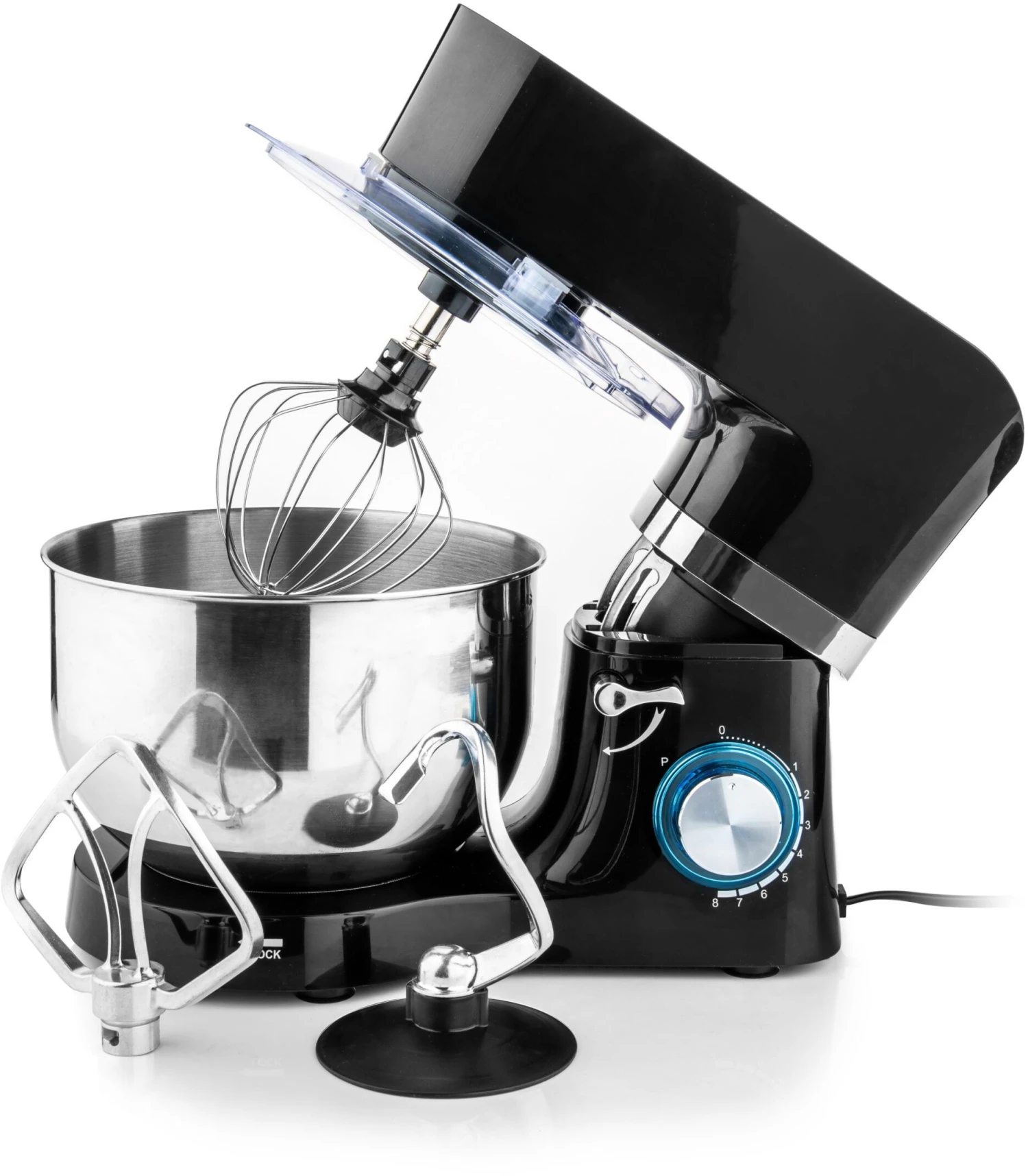 Westinghouse Keukenmachine - 1300 W - Zwart - 5.5 Liter 4 Westinghouse Keukenmachine - 1300 W - Zwart - 5.5 Liter - Afbeelding 2