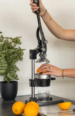 Sareva Citruspers - Gietijzer - Hevelmodel - Zwart 12 Sareva Citruspers - Gietijzer - Hevelmodel - Zwart -Keukengerei Korting Winkel citruspers 3 1