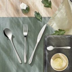 Amefa Koffielepels Cuba 6 Stuks -Keukengerei Korting Winkel cuba bestekset 84 delig zilver ambiance 112000mdf2l45 3