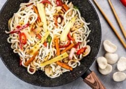 Westinghouse Wokpan Marble Wood - ø 30 Cm - Standaard Anti-aanbaklaag -Keukengerei Korting Winkel dsvsdc