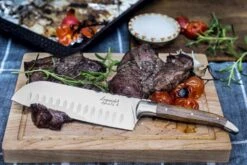 Laguiole Style De Vie Santokumes Olijfhout Met Snijplank -Keukengerei Korting Winkel gr20sf20Laguiole20santuko20olijf203