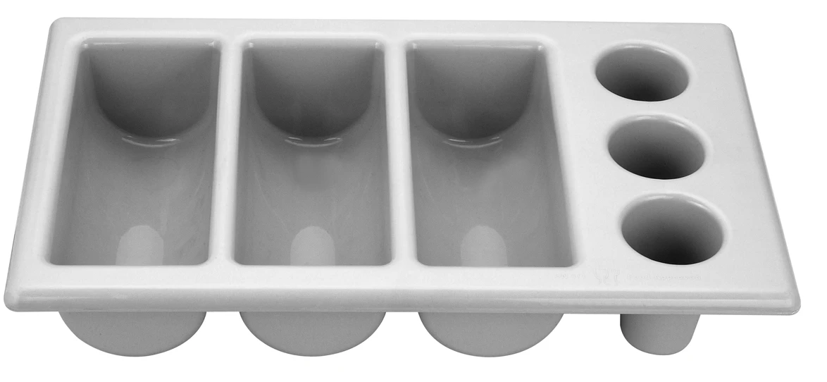 Hendi Bestekbak Grijs 6-Vaks 3 Hendi Bestekbak Grijs 6-Vaks