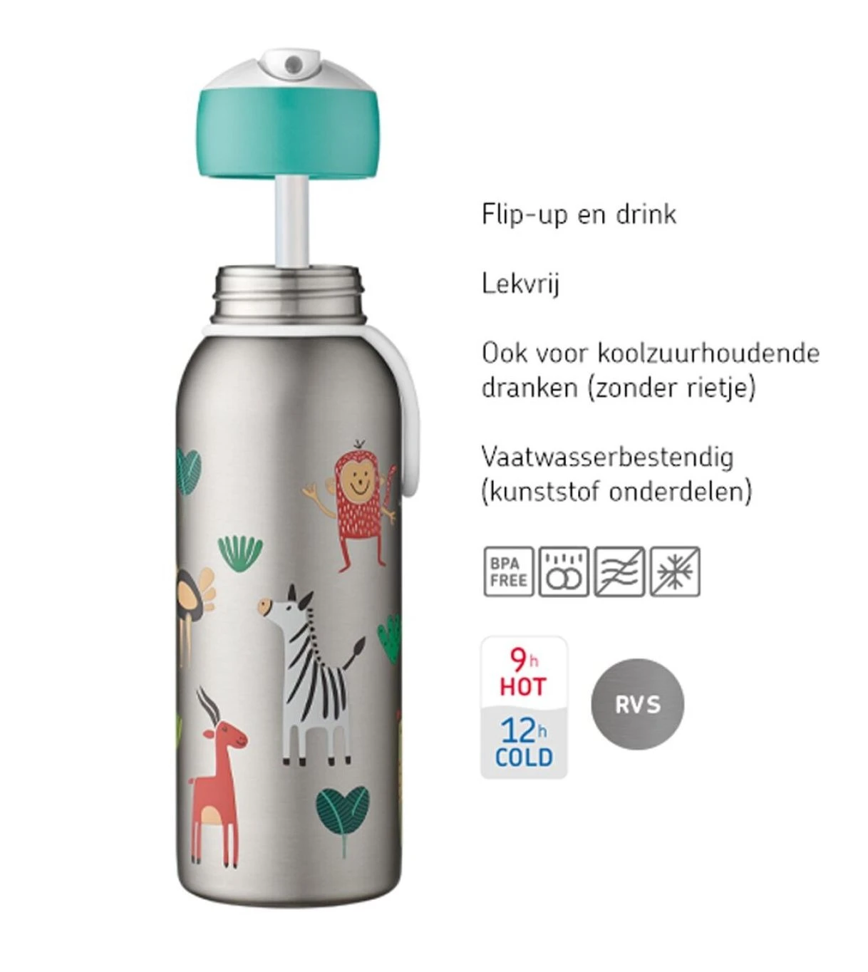 Mepal Schoolbeker Flip-up Campus Unicorn 350 Ml 5 Mepal Schoolbeker Flip-up Campus Unicorn 350 Ml - Afbeelding 3