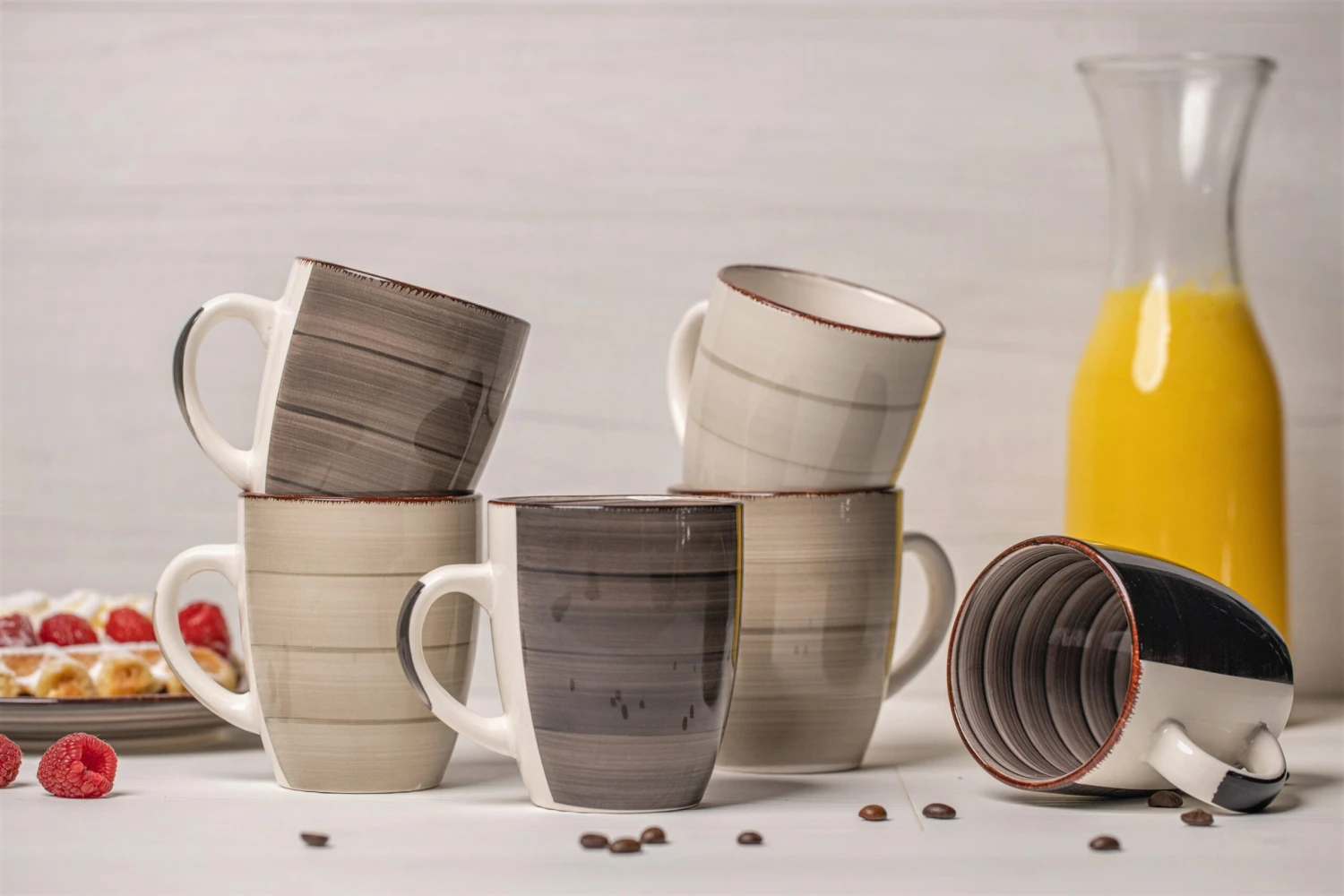 Studio Tavola Mokken Vintage Loft 350 Ml - 6 Stuks 4 Studio Tavola Mokken Vintage Loft 350 Ml - 6 Stuks - Afbeelding 2