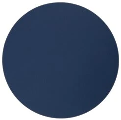 Jay Hill Placemats - Vegan Leer - Grijs / Blauw - Dubbelzijdig - ø 38 Cm - 6 Stuks -Keukengerei Korting Winkel jay hill placemat blauw rond 1