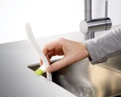 Joseph Joseph Afwasborstel Met Gootsteensteun - Edge - Antraciet -Keukengerei Korting Winkel joseph joseph afwasborstel edge ingebouwd