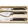Laguiole Style De Vie Kaasmessen Zwart 3-Delig 1 Laguiole Style De Vie Kaasmessen Zwart 3-Delig -Keukengerei Korting Winkel kaasmessen zwart gr