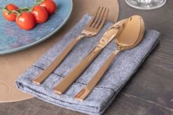 Sareva Bestekset - 16-delig / 4 Personen - Koper 16 Sareva Bestekset - 16-delig / 4 Personen - Koper -Keukengerei Korting Winkel product 7 2