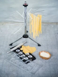 Marcato Pasta Droogrek Kunststof Transparant -Keukengerei Korting Winkel ravioli pastadroger olijf kommetje