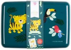 A Little Lovely Company Lunchbox - Jungle Tijger -Keukengerei Korting Winkel sbjtgr14 lr 10 lunch box jungle tiger