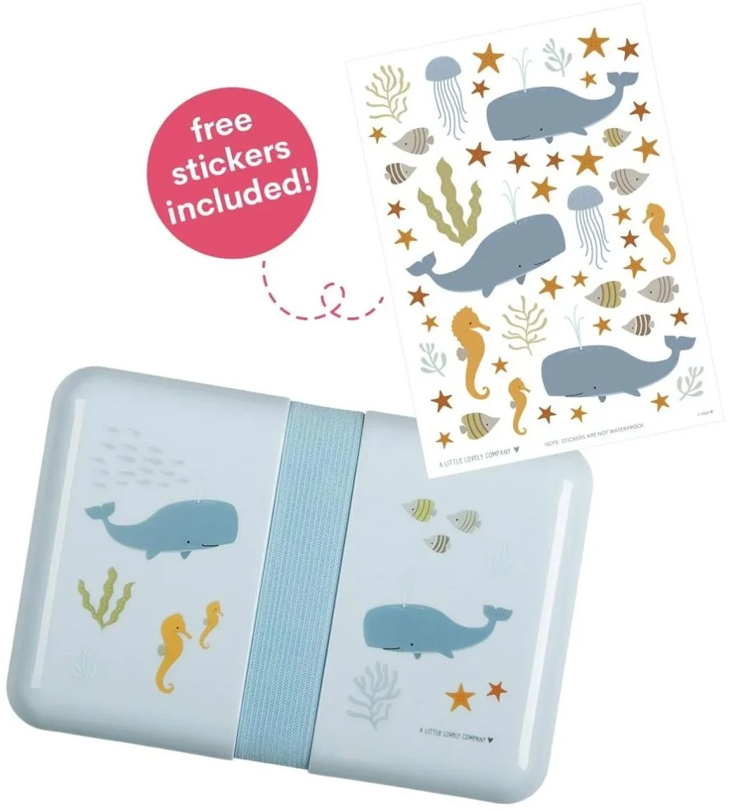 A Little Lovely Company Lunchbox - Oceaan 6 A Little Lovely Company Lunchbox - Oceaan - Afbeelding 4