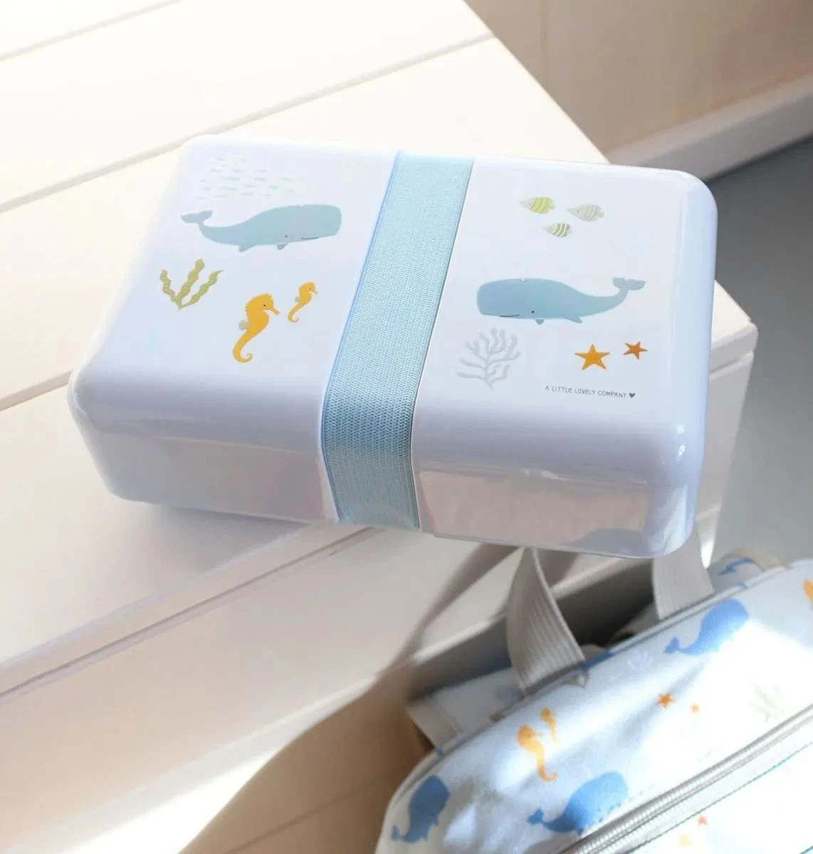 A Little Lovely Company Lunchbox - Oceaan 4 A Little Lovely Company Lunchbox - Oceaan - Afbeelding 2