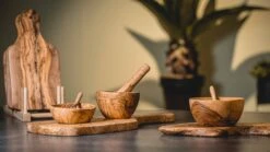 Jay Hill Vijzel Tunea - Olijfhout - ø 12 Cm -Keukengerei Korting Winkel tunea 4 2