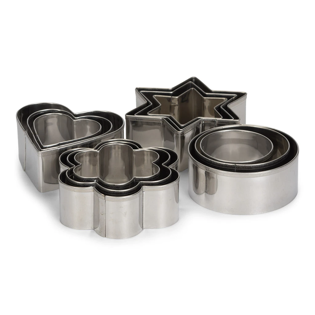 Patisse Uitsteekvormpjes Set 12-Delig 3 Patisse Uitsteekvormpjes Set 12-Delig